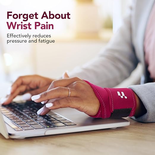 Carpal Tunnel Wrist Brace, Soft Thumb Opening for All-Day Wear & Support | Soft Thumb Design, Moderate Wrist Support, All-day Comfort, Easy Adjustment, Not Restrict Motion, Mild Carpal Tunnel Relief