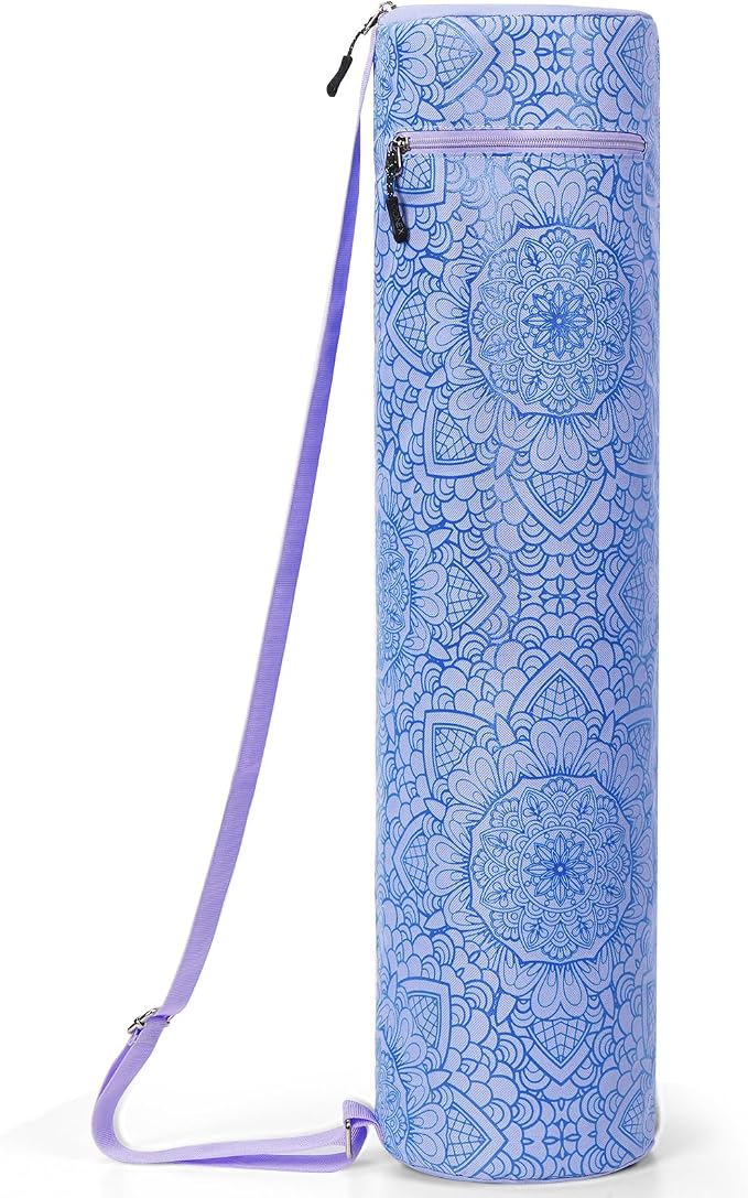 Gonex Yoga Mat Bag, Full-Zip Mat Carrier | 600D Oxford Fabric, Wet Pocket, Front Zip Pocket, Adjustable Strap, Fits Mats up to 26"