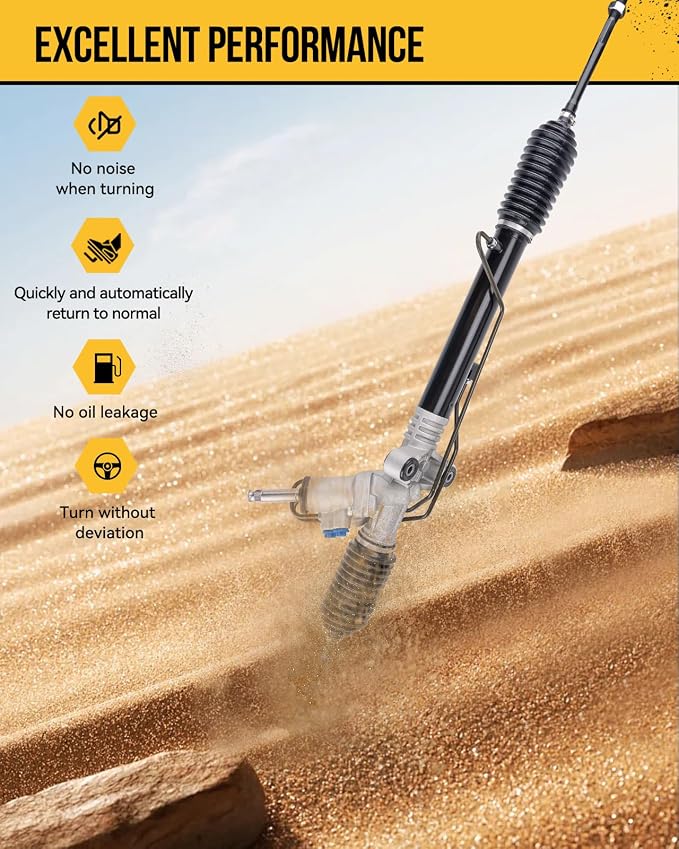 KAC Hydraulic Power Steering Rack and Pinion for Subaru 2005-2009 Outback, 2008-2009 Impreza 2.5L 2.5T, 2005-2006 Legacy All Models, 2009 Legacy 3.0L, 2007-2009 Legacy 2.5L 2.5T Replace# 262310