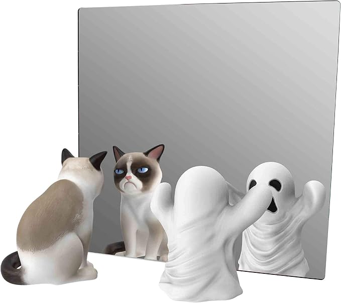 Marketing Holders Acrylic Mirror Sheet 11" x 11" Reflective Square Frameless Lucite Tile Lightweight Portable Display with Rounded Corners for Makeup Application and Hair Styling