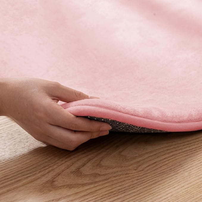 1.3" Thick Baby Floor Play Mat 39x59, Padded Foam Play Mat, Pink | Memory Mat for Baby to Play on Floor Waterproof Easy Care with Non-Slip Tummy Time Play Mat for Nursery Playroom Classroom