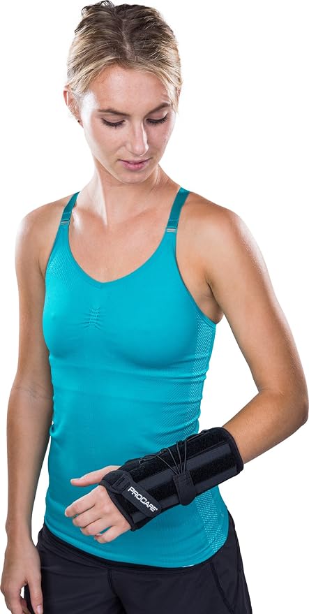 ProCare Quick-Fit II Wrist Support Brace, Left Wrist, One Size Fits Most