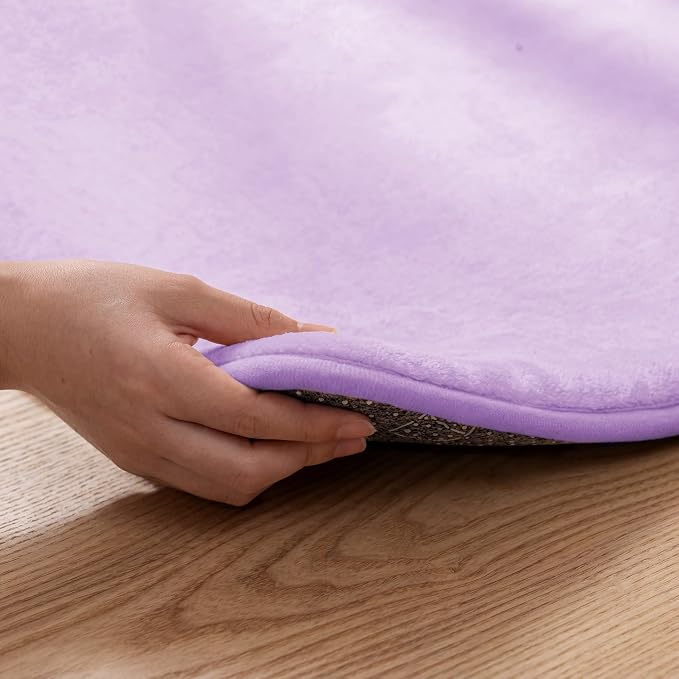 1.3" Thick Baby Floor Play Mat 50x50 Padded Playpen Mat, Violet | Memory Mat for Baby to Play, Waterproof Easy Care with Non-Slip Tummy Time Play Mat for Nursery Playroom Classroom