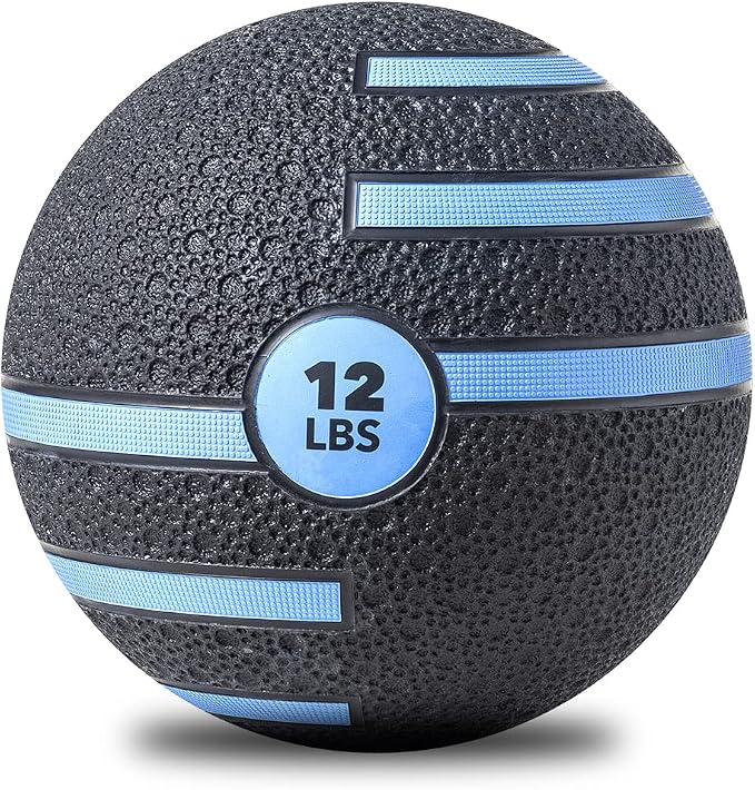 JFIT Dual Texture Medicine Ball – Weighted Exercise Ball for Strength, Core & Functional Fitness Training