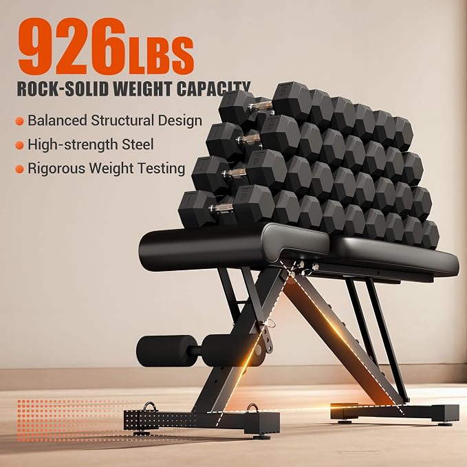 WM3-V4 Folding Squat Rack, Wall Mounted Power Rack with Dual Independent Pulley System, Functional Trainer with 5 Adjustable Function Modes for Space Saving