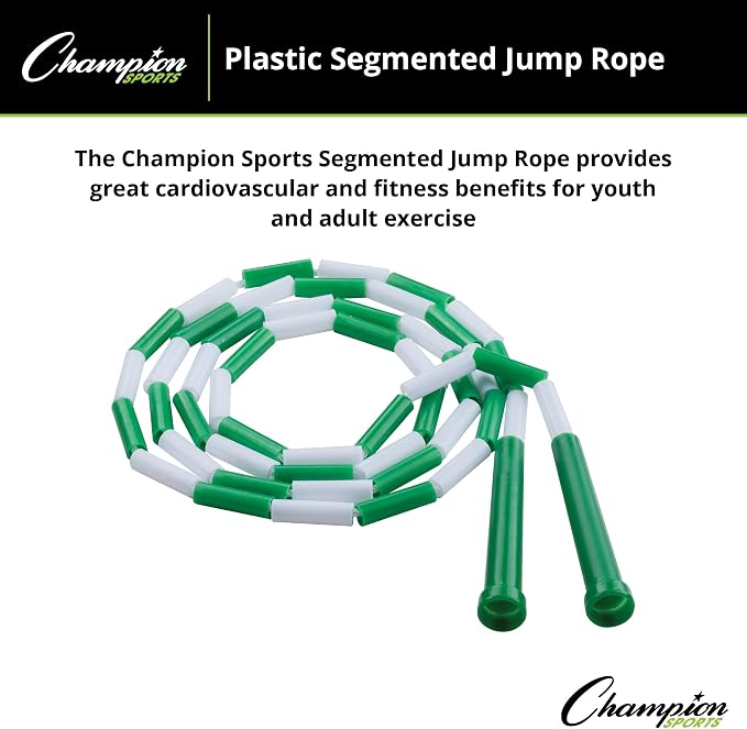 Champion Sports Plastic Segmented Jump Rope
