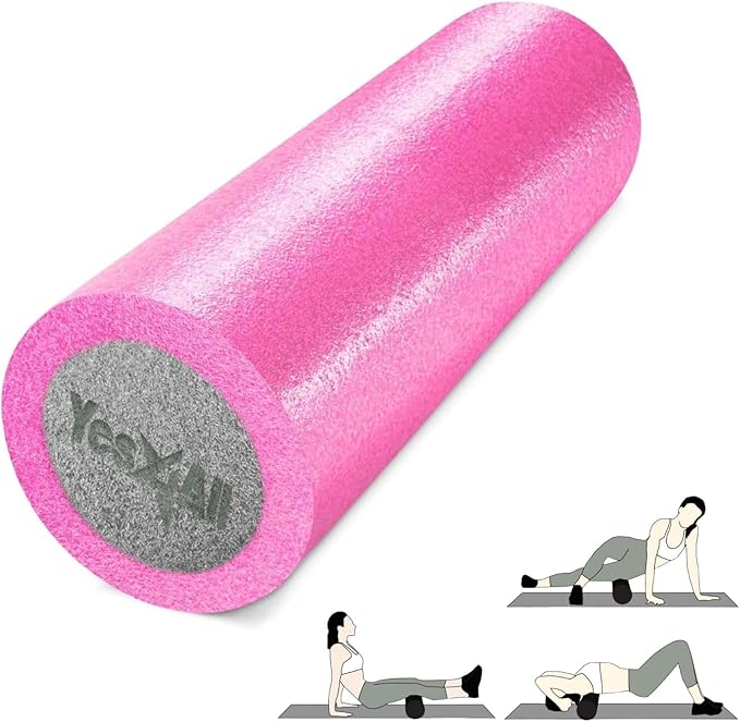Yes4All Medium Firm Two-Layer PE Foam Roller for Yoga & Pilates