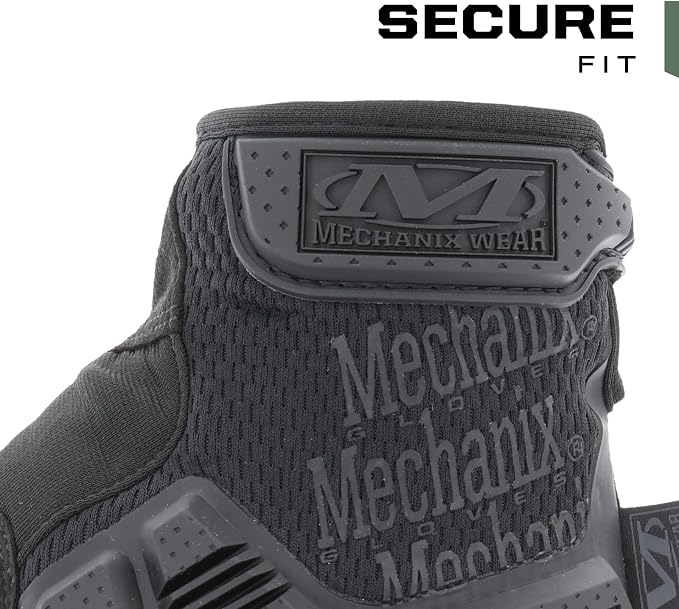 Mechanix Wear M-Pact Fingerless Tactical Gloves Covert Black, X-Large | Fingerless Tactical Gloves with Impact Protection, Vibration Absorption & Heavy-Duty Machine Washable Construction