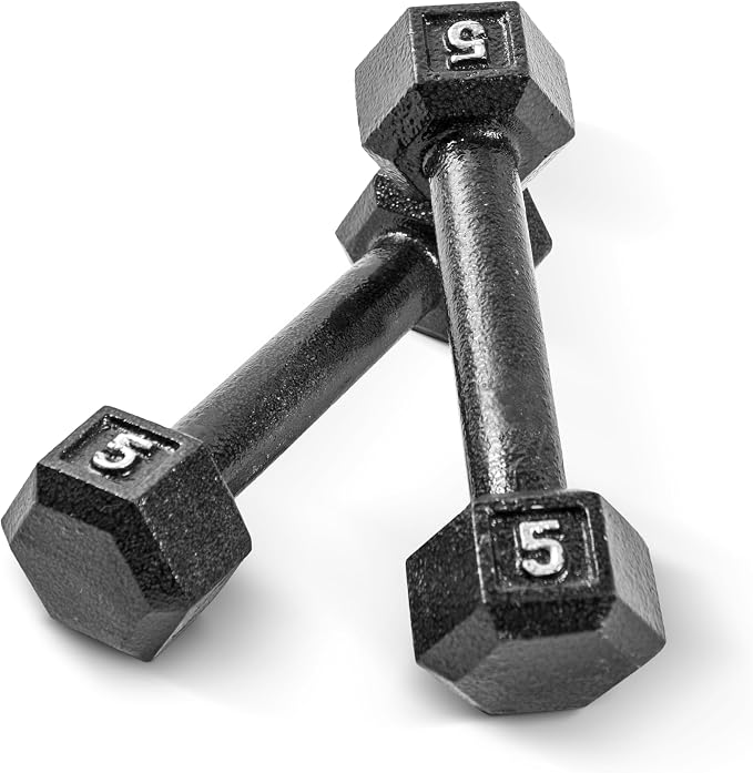 CAP Barbell Cast Iron Hex Dumbbell | Multiple Options