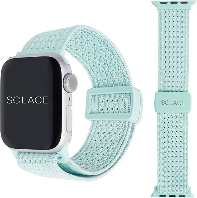 Solace Sport Adapt Bands - Apple Watch Bands, Breathable Nylon with Magnetic Clasp, Unisex Smart Watch Band, Apple Watch Strap