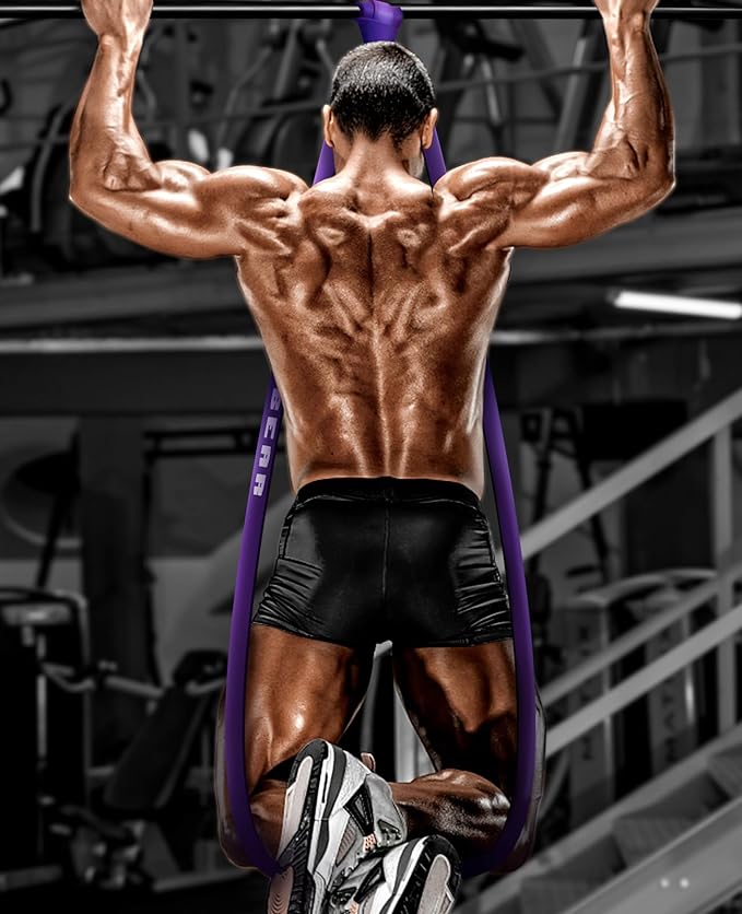 HAPBEAR Pull Up Assistance Bands - Pull Up Bands - Resistance Bands - Exercise Bands Resistance Bands Set - Workout Bands for Working Out, Stretching, Muscle Training