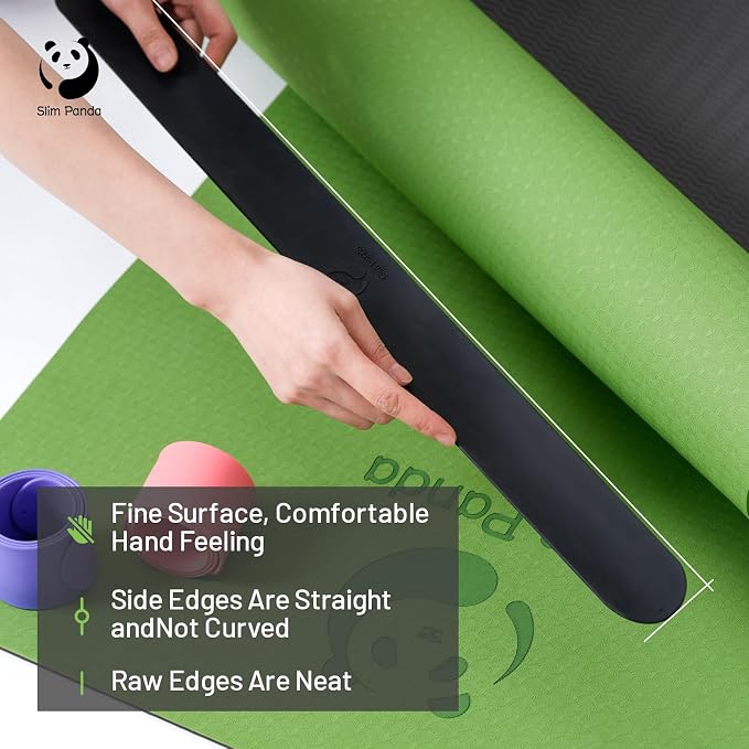 Yoga Mat Strap Slap Band, One Snap Keeps Mats Tightly Rolled, Heavy-Duty Clasp Fits Most Size Mats(24" L X 2" W)