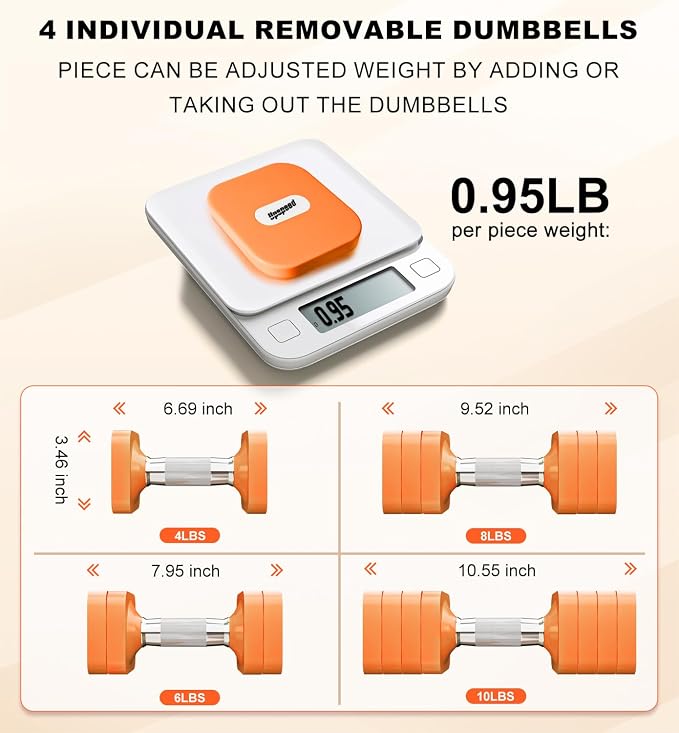 Adjustable Dumbbell Set for Women Men 7.5LB/10LB/15LB/20LB/25LB Each | Dumbbells Set of 2, Free Weight Set at Home Gym, Hand Weights with Locking/Metal Handle for Exercise Muscle Toning Rehab