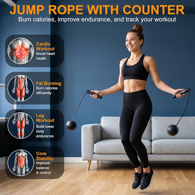 RYACO Ropeless Battle Ropes, Cordless Fitness Training Set for Home Gym | Portable equipment, detachable weight rings, low-impact full-body HIIT & strength training indoor fitness gear