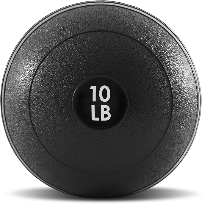 ProsourceFit Slam Medicine Balls 5, 10, 15, 20, 25, 30, 50lbs Smooth and Tread Textured Grip Dead Weight Balls for Strength and Conditioning Exercises, Cardio and Core Workouts