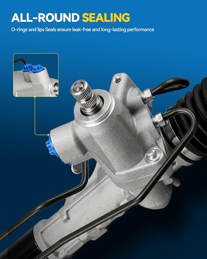 PHILTOP Power Steering Rack and Pinion Compatible with 2009 2010 2011 2012 2013 2014 Nissan Maxima without Electronic Variable Orifice (EVO) Component, Hydraulic Rack and Pinion Replace 26-3083