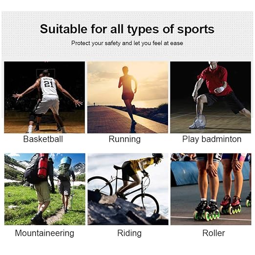PISIQI Knee Pads Compression Pads Long Leg Sleeve Collision Avoidance Brace Protection Knee Sleeve for Basketball Football Volleyball Cycling (1 Pair)