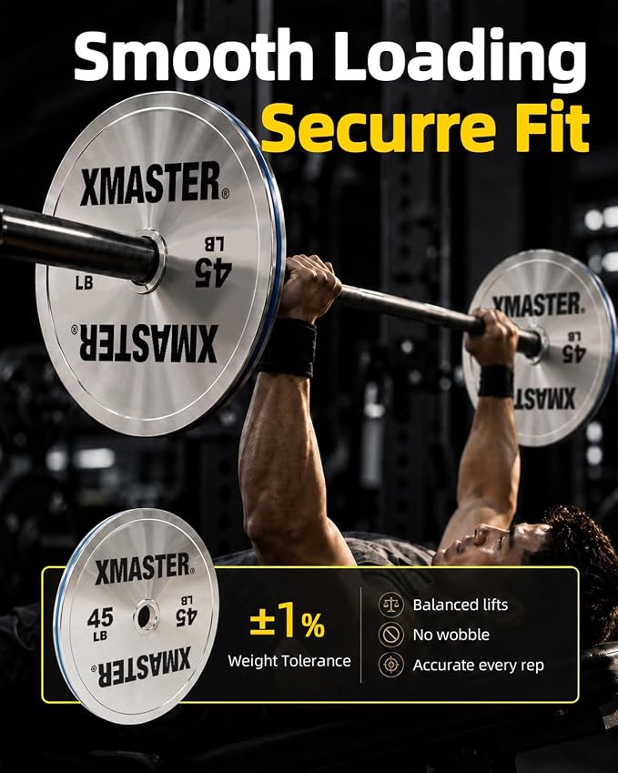 XMASTER FITNESS Chrome Steel Plates