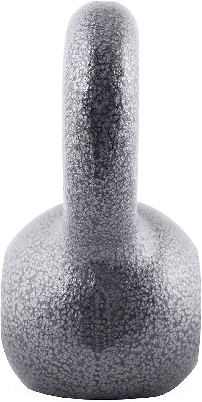 WF Athletic Supply Hammerstone Painted Cast Iron Kettlebells, Home & Gym Equipment, Great for Strength Training, Full Body Workout & Crossfit Training, Color & Size Options Available in 10-80 Pounds