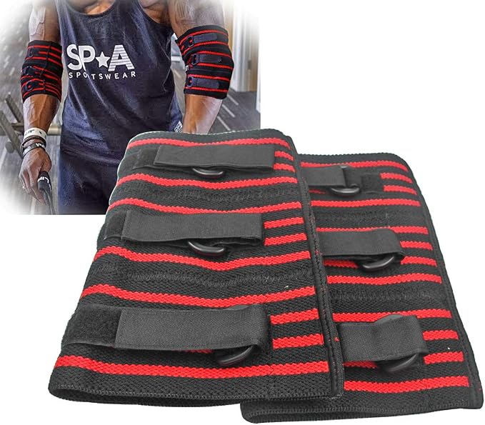 Adjustable Elbow Sleeve, 1 Pair Strong Elebow Support Brace Compression Powerlifting, Weightlifting Man