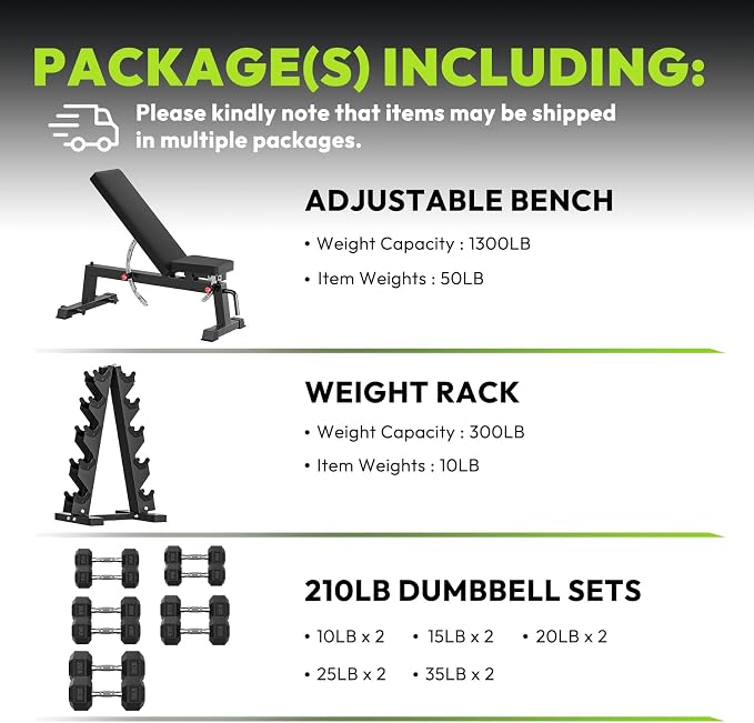 HANDBODE Adjustable Weight Bench, 1500 lb Incline Workout Bench, Home Gym | 0 To 85 Degree Backrest, Three Seat Angles, Steel Frame, Wheels And Handle, Foldable Storage, Chest Presses, Dumbbell Rows