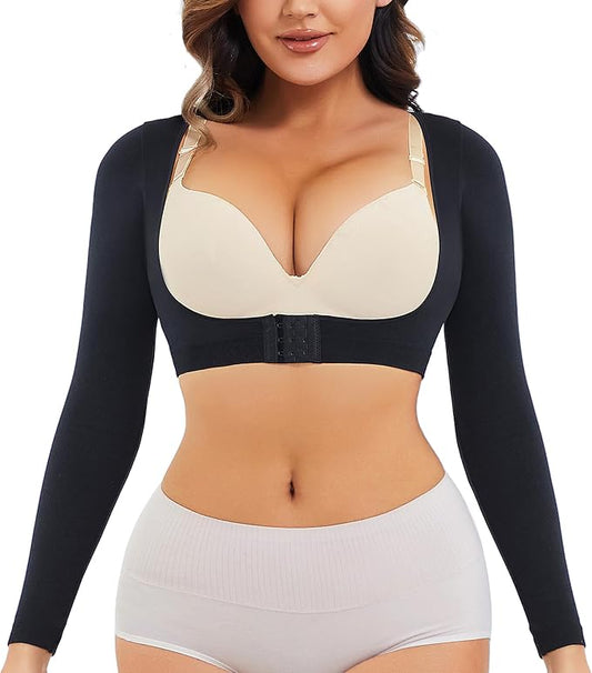 LODAY Upper Arm Shaper for Women Faja Post Surgery Slimming Compression Sleeves Shapewear Tops