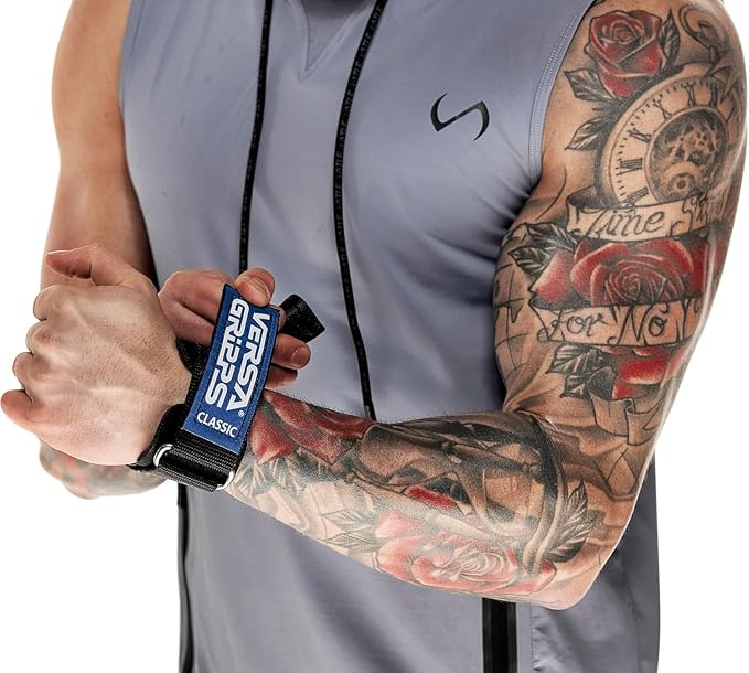 Versa Gripps® Classic Wrist Straps, Train Better, Choose Size and Color | Replaces Straps, Gloves & Hooks, Shorter Palm Piece, Quick Transitions, Handcrafted in the USA