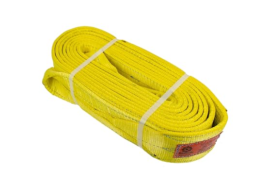 Kennedy Wire Rope & Sling Co. 4" x 24' 2-Ply Twist Eye Polyester Lifting Sling (Various Sizes in Listing) Made in The USA
