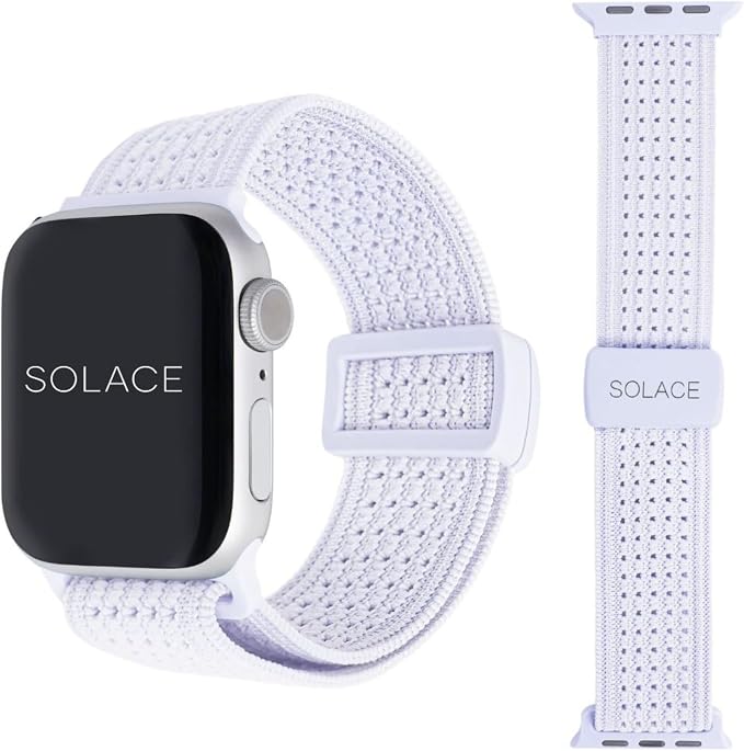 Solace Sport Adapt Bands - Apple Watch Bands, Breathable Nylon with Magnetic Clasp, Unisex Smart Watch Band, Apple Watch Strap