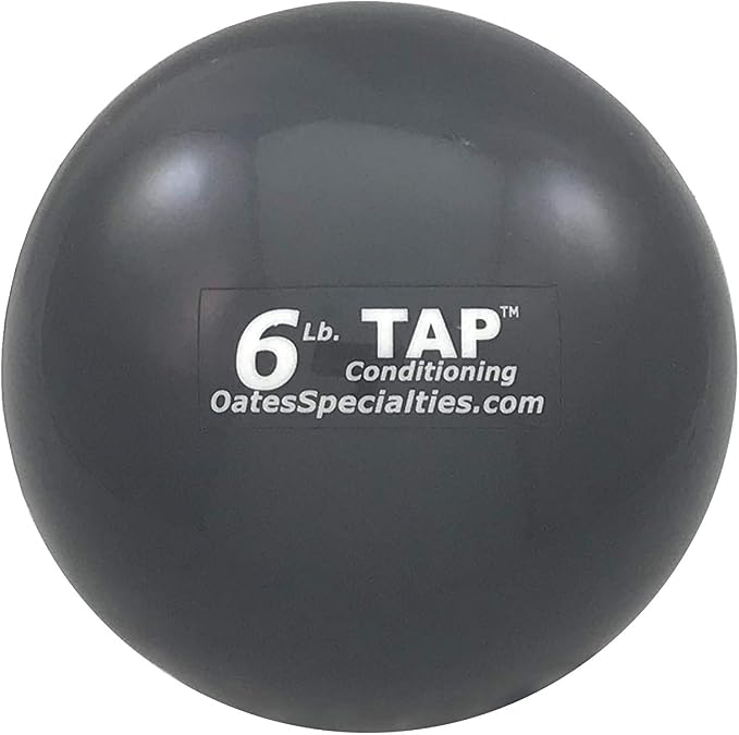TAP Conditioning Mini-Medicine Ball | Used As a Replacement for Small Dumbbells | Used for Indoor Shot Put (Training Only) | Increase Grip Strength | Use for Slams, Tosses, and Throws