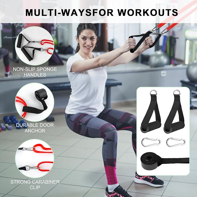 Resistance Bands for Working Out, Workout Bands, Training Bands Set, Pull Up Exercise Bands for Home Workouts, Full Body Training, Physical Therapy, Muscle Training, Strength Training.