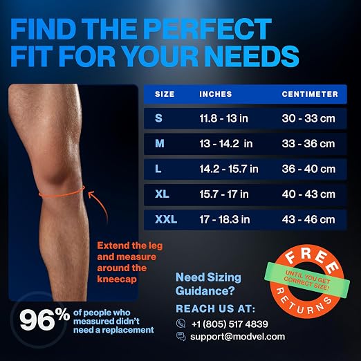 Modvel 7mm Neoprene Knee Sleeves for Men & Women Weightlifting & Powerlifting – Compression Knee Sleeve Support for Squats, Gym, Training – USPA, IPL Approved – XX-Large Army/dark (Pair)