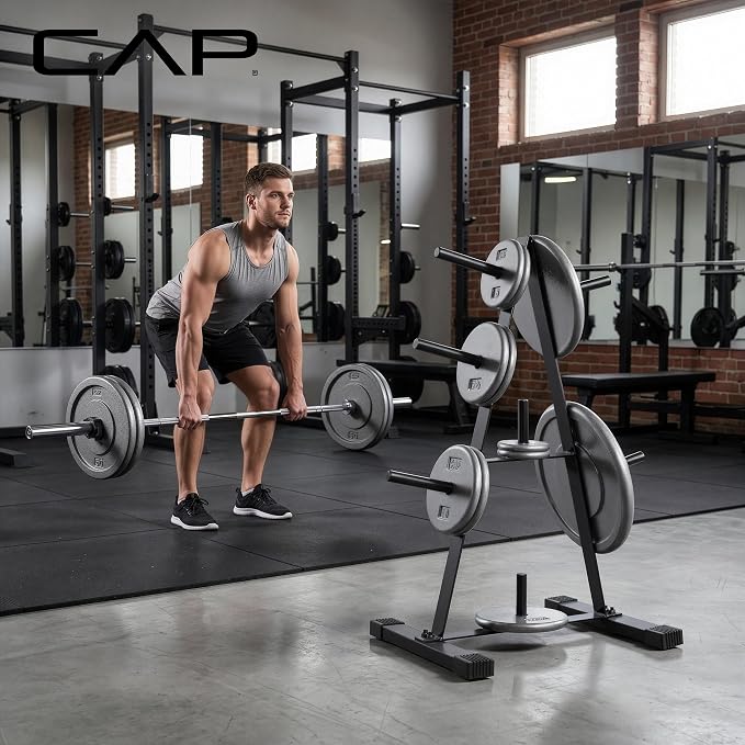 CAP Barbell Weight Plate Rack for 1-Inch Weight Plates