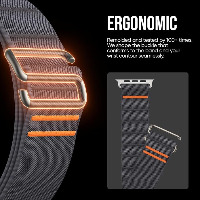Suitisbest 2 Pack Sport Band Compatible with Apple Watch Ultra Band 49mm 46mm 45mm 44mm 42mm 41mm 40mm 38mm, Stretchy Sport Loop Strap for iWatch Series 11 10 9 8 7 6 5 4 3 2 1, SE 3 2 1, Ultra 3 2 1