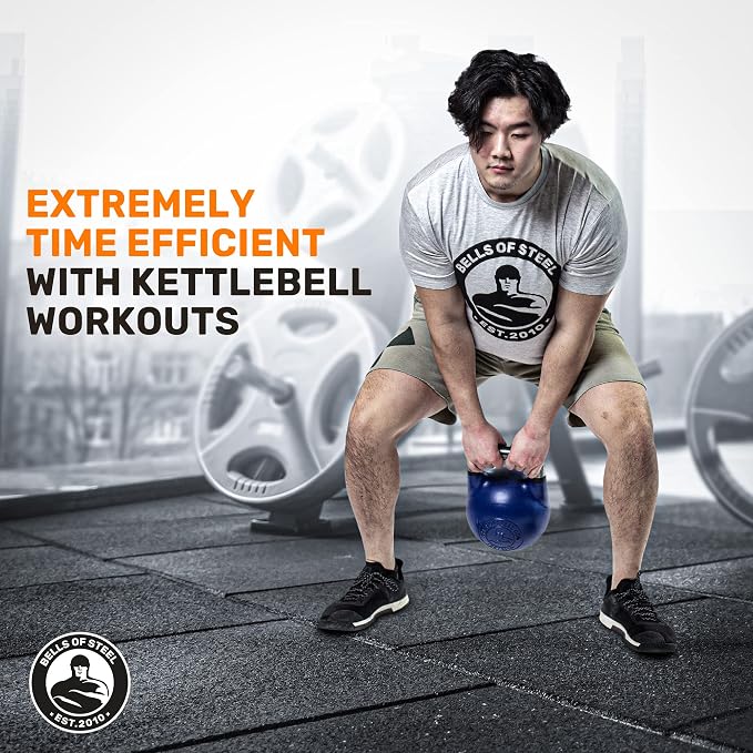Competition Kettlebells [Bells of Steel] Kettle Bell Weights, Pro Grade Kettle bell for Full Body Workouts, 33mm Starter Size Handle or 35mm Competition Standard Handle Kettlebell