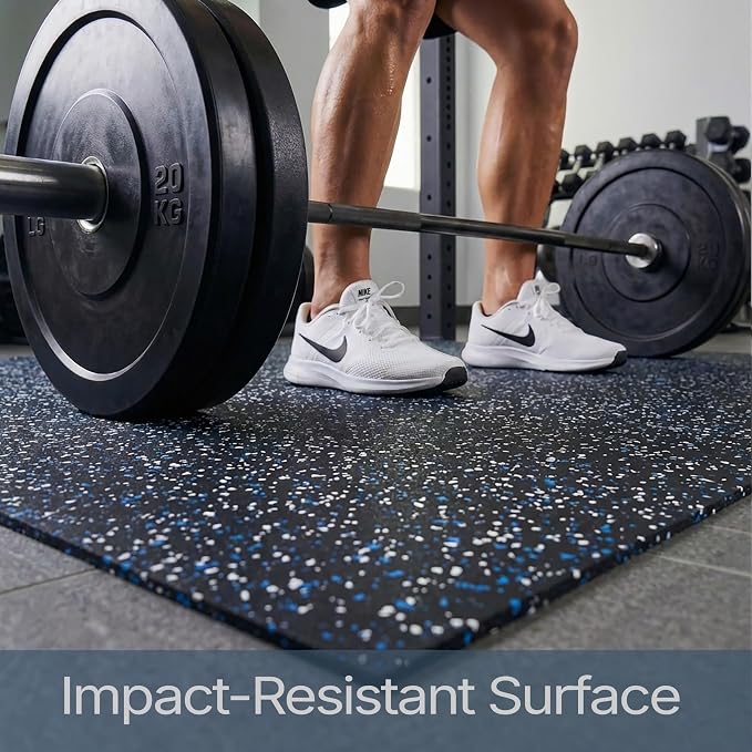 Flooring Inc's 1/4" Thick Tough Rubber Flooring Roll | Flexible Recycled Rubber Floor Mats for Home Gym | Heavy Duty Rubber Mat for Home Gyms, Sheds, Horse Stall Mat or Trailer