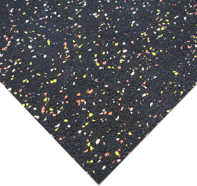 Rubber-Cal Elephant Bark Rubber Flooring - 3/16" Thick
