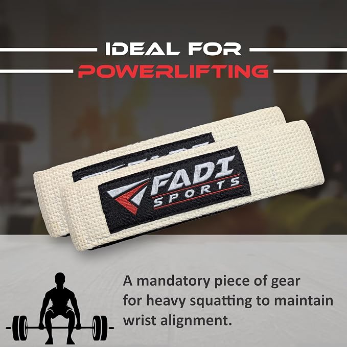Lifting Wrist Straps for Weightlifting, Bodybuilding, Powerlifting & Deadlifts – 24 Inch Cotton Straps with Padded Neoprene for Strength Training & Grip Support