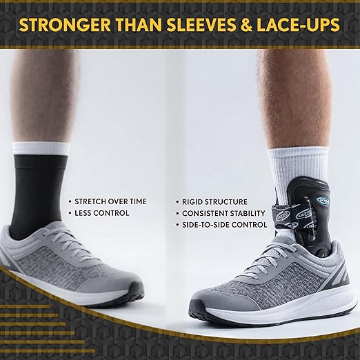Ultra High-5 Rigid Ankle Brace – Chronic Ankle Instability, Boot Ready | Orthopedic Ankle Stabilizer · Work Boots · Hiking Boots · Active Adults · Daily Use · Weak Ankles · Rolling Ankles