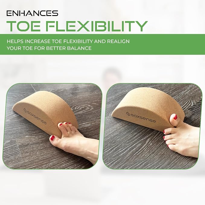 Soxsense Half-Moon Calf Stretcher for Plantar Fasciitis & Balance Trainer-1 | Calf Stretching, Balance Training, Foot Mobility & Plantar Fasciitis Relief
