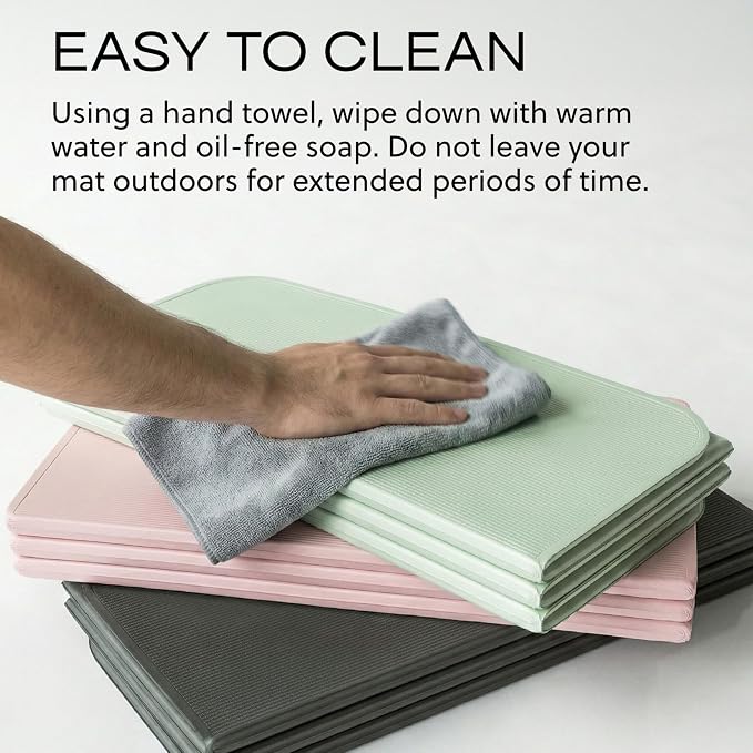 Stakt The Original Foldable Yoga Mat - Non-Slip | Premium foldable exercise & workout mat with non-slip surface, portable for studio or home use, as seen on Shark Tank