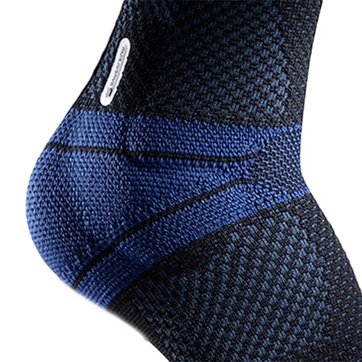 Bauerfeind - MalleoTrain - Ankle Support Brace - Helps Stabilize the Ankle Muscles and Joints For Injury Healing and Pain Relief - Left Foot - Size 5 - Color Black