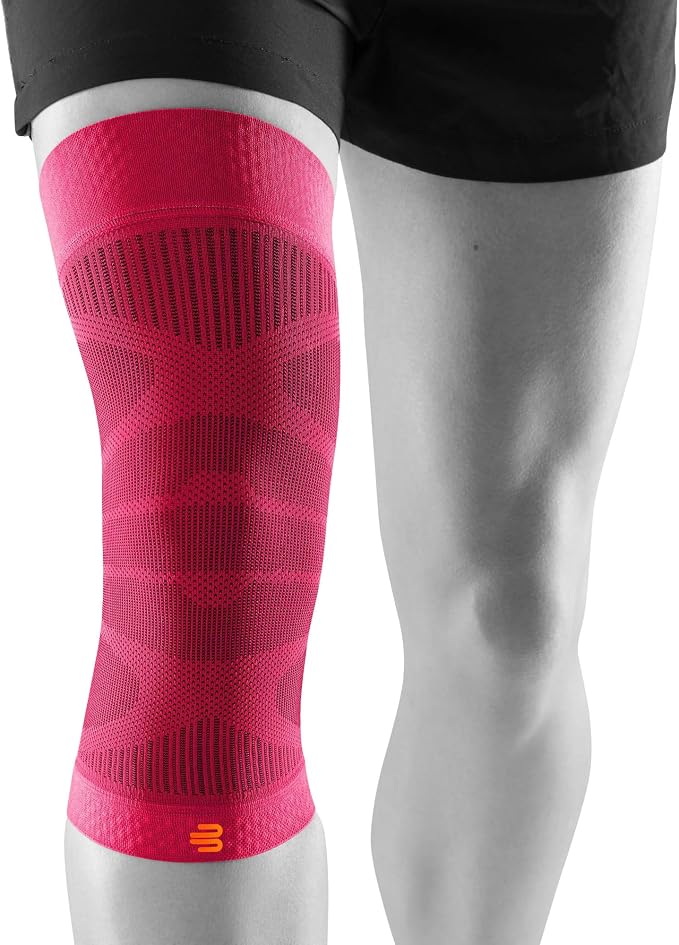 Bauerfeind Sports Compression Knee Sleeve - Lightweight Design with Gripping Zones for Knee Pain Relief & Performance