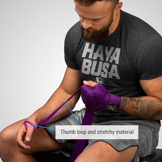 Hayabusa 4.0 Perfect Stretch Boxing Hand Wraps | Boxing Hand Wraps, Boxing Wraps, Muay Thai Hand Wraps, Wrist Wraps Boxing, Hand Wraps for Boxing Gloves, 180 Inch Hand Wraps