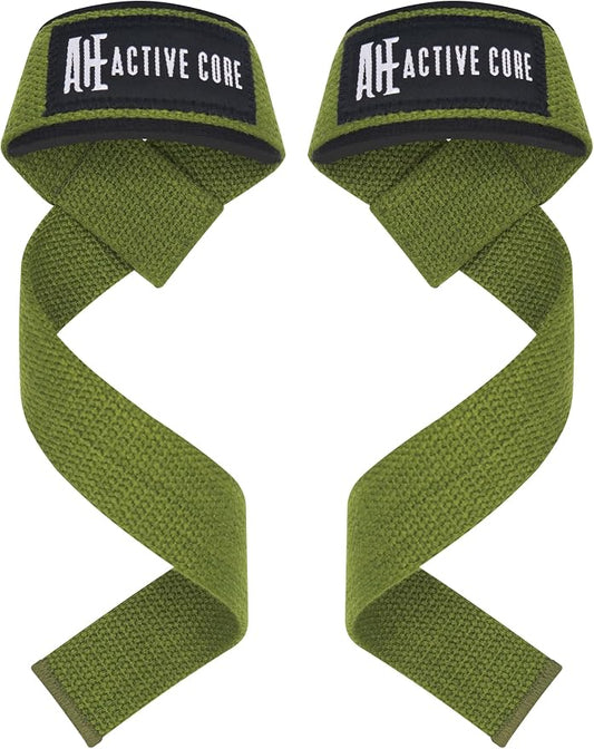 Lifting Wrist Straps for Weightlifting, Weight Lifting Straps Gym Strength Training, Neoprene Padded Wrist Support, Deadlift Straps for Men & Women, 22.5 Inch Cotton