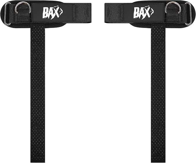 Ekkovision EKKO Weight Lifting Straps With Cuffed D Ring, Wrist Support for Men, Heavy Duty Thick Comfortable Lifting Straps, Secure Fit, Enhanced Grip, Straps for Weightlifting & Gym Training
