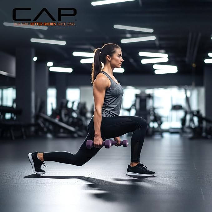 CAP Barbell Neoprene Dumbbell Weights Pairs & Sets | Color Series