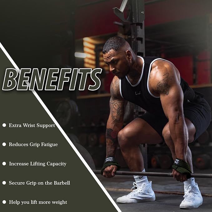 Figure 8 Lifting Strap- Strongman 10-14" Deadlift Straps- True Grip Support & Heavy Duty Wrist Straps for Weightlifting Women Men- Hand Straps for Weight Lifting Figure 8 Straps for Gym Workout