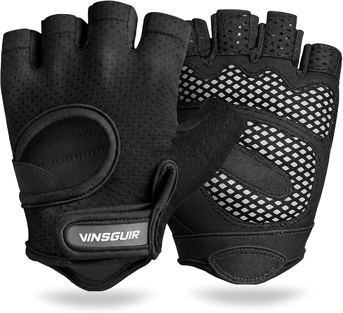 Workout Gloves for Men & Women, Enhanced Grip, Full Palm Protection | Breathable and Durable Gloves for Weight Lifting, Gym Training, Pull Ups, Strength Training and Fitness Workouts