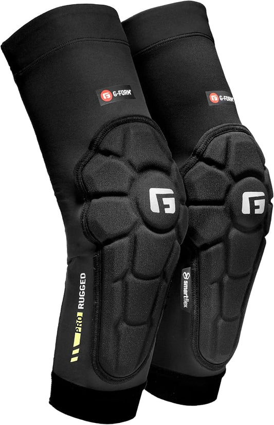 G-Form Pro-Rugged 2 MTB Elbow Guards - Breathable Compression Elbow Sleeves - Elbow Guards for Mountain Biking, Cycling & More - Protective Elbow Pads for Athletes